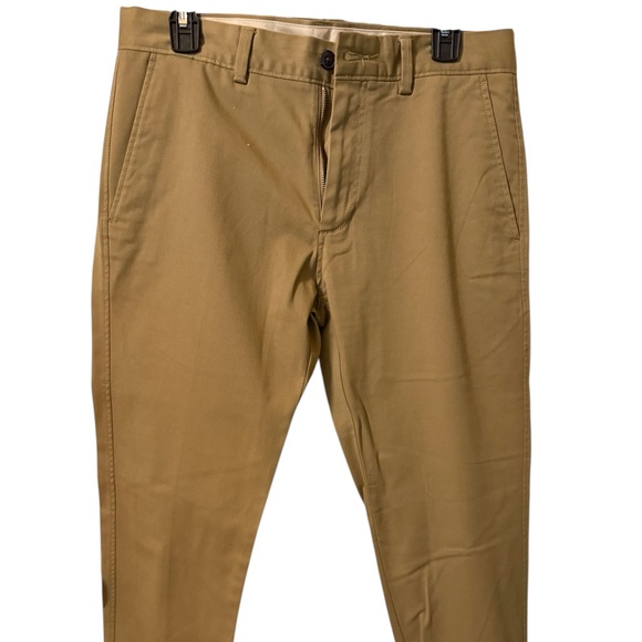 Kenneth Cole Reaction Tan Chinos Classic Cotton Twill - Picture 1 of 8